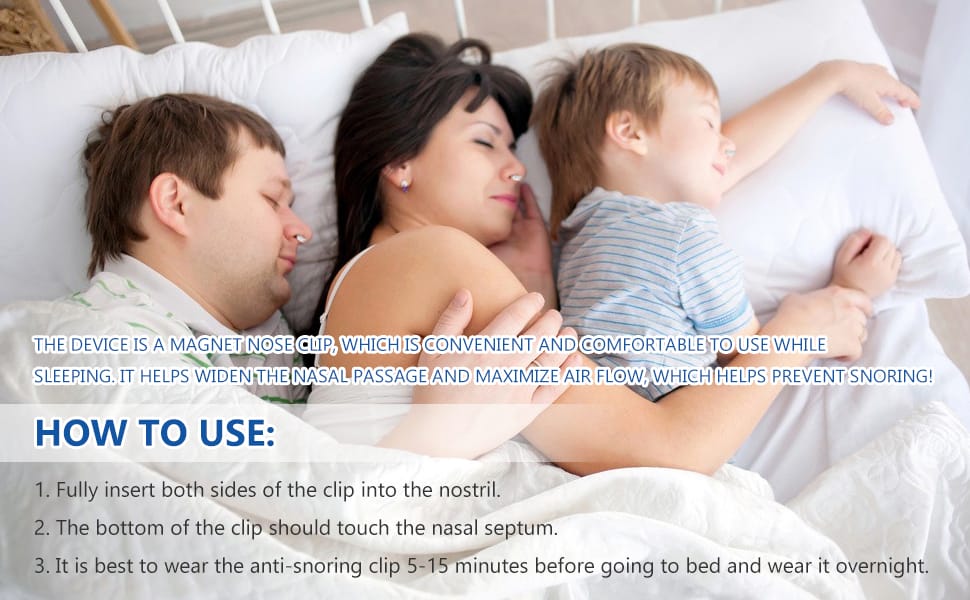 Snoring Stopper Device For Men and Women Soft Silicon Nose Clip